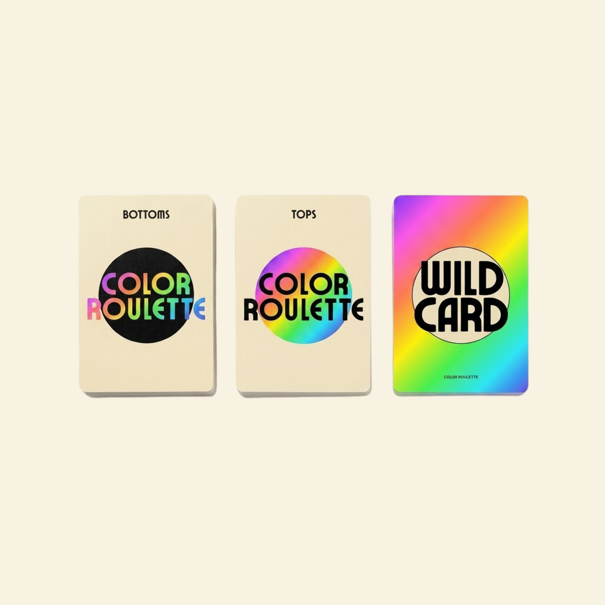 Color Roulette™  A Color-Based Fashion Card Game